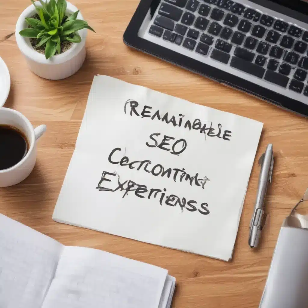 Creating Remarkable SEO Content Experiences