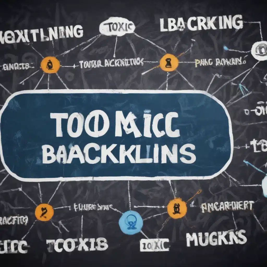 Identifying and plugging toxic backlinks